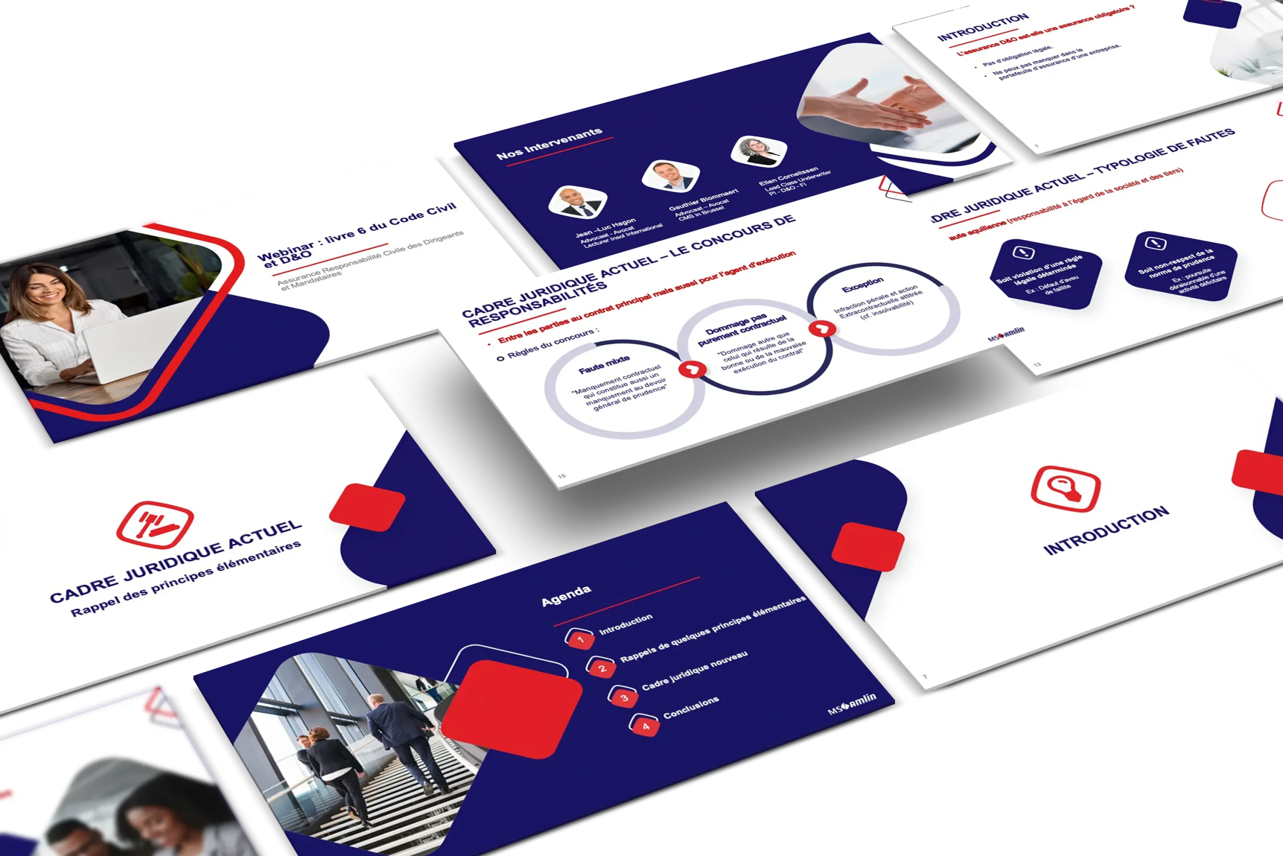 Powerpoint de présentation de l'entreprise MS Amlin conçu par Xplore Marketing